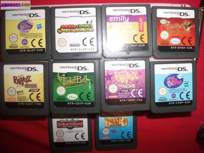 Console nintendo DS  + 10  jeux