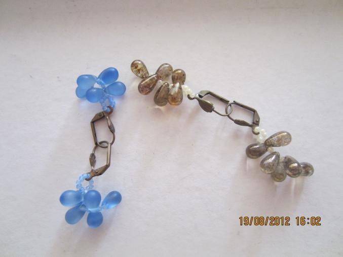 Boucles d'oreilles "gouttes" fait main