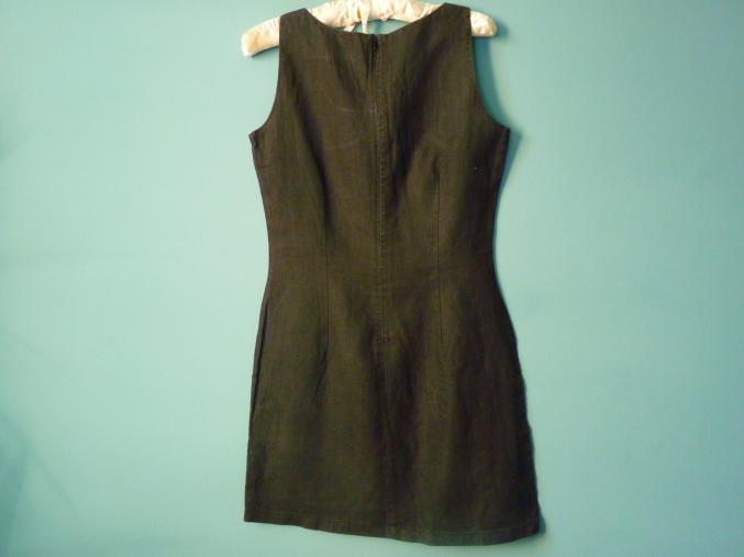 Robe Femme Lin Hennes S ou 36 TBE noir