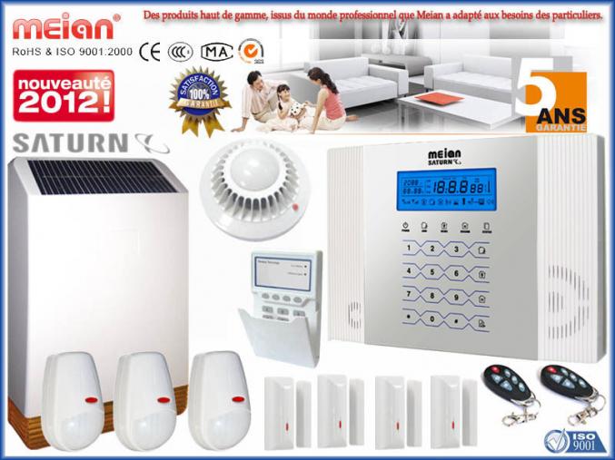 Alarme maison sans fil Meian RTC 868Mhz pack 3-4 pieces