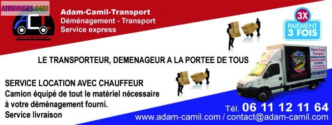 Transporteur demenageur