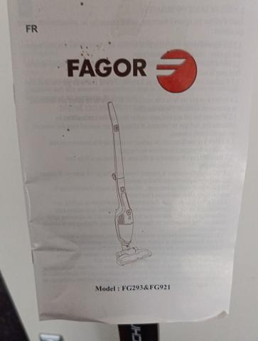 Aspirateur sans fil FAGOR modèle FG293&FG921