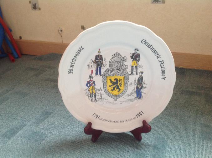 Assiette Gendarmerie Nationale
