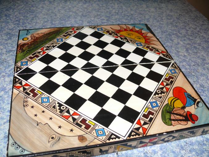Jeu d'échecs style médiéval