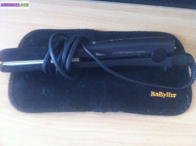 Fer a lisser Babyliss nano paris pros 230 titanium céramic