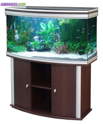 Aquarium ambiance horizon 100 wengé