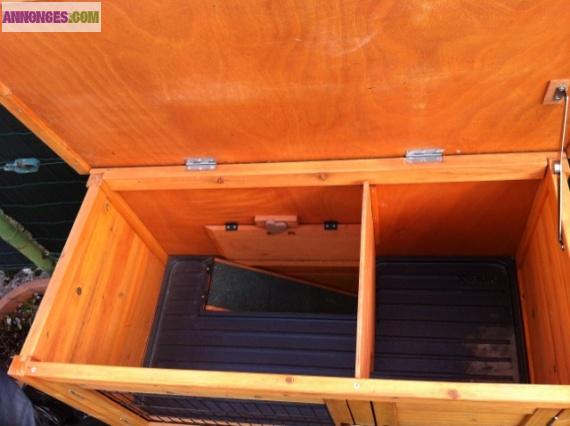 Cage clapier lapin en bois