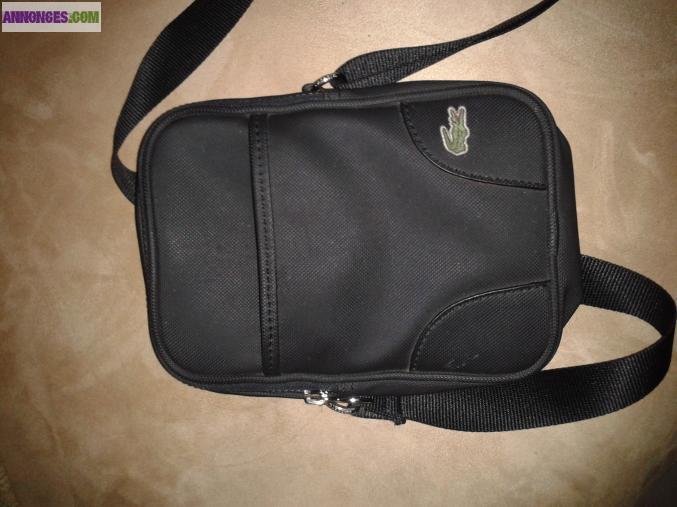 Sacoche lacoste bleu nuit