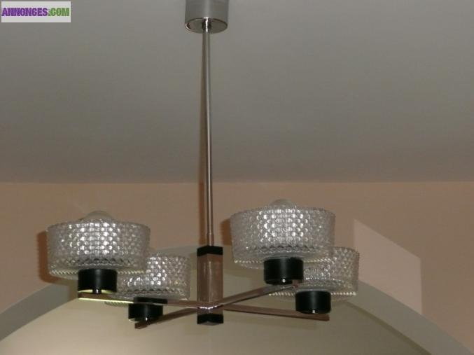 Plafonnier,suspension, lustre annee 60/70 vintage