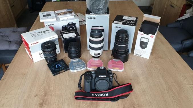 Canon 80 D et ses objectifs