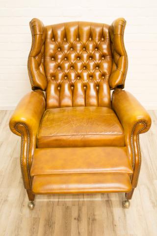 Fauteuil club englischer Chesterfield Vintage 1