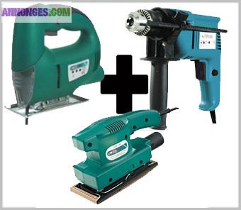 DESTOCKAGE LOT DE 3 OUTILS -20% DE REMISE