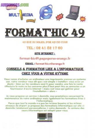 FORMAT'HIC49 conseils et formations en informatique