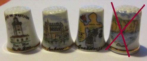 Des a coudre de collection  lot  6