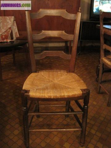 Table et chaises en chene