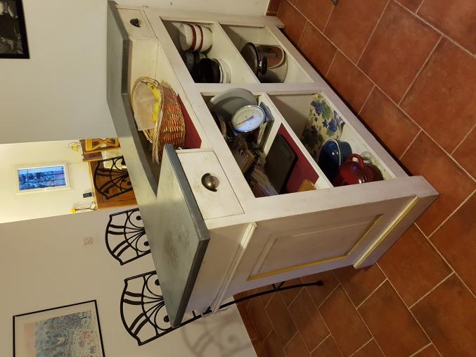 VEND COMPTOIR CUISINE + 3 CHAISES COMPTOIR