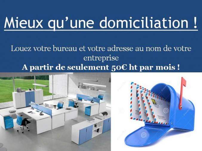 Bureaux ZFU de 50 m² à prix raisonnable