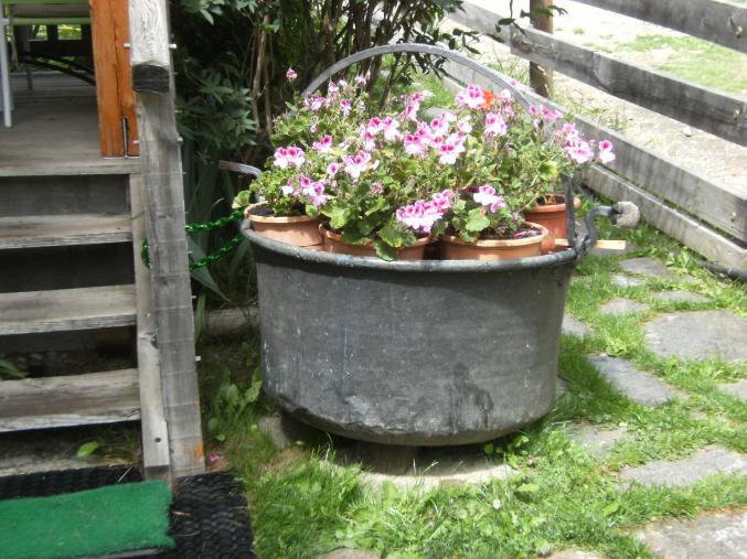 Ancien chaudro cuivre