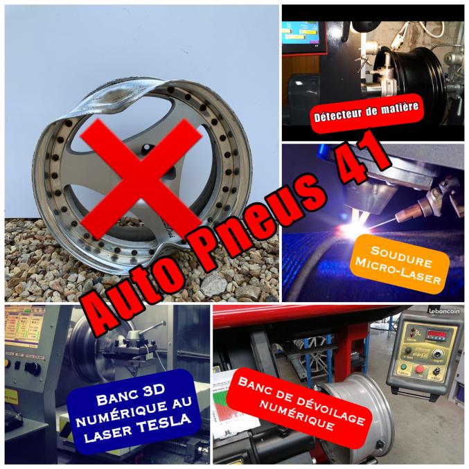 Jantes aluminium cassé fissuré voilé frotté poly diamant 