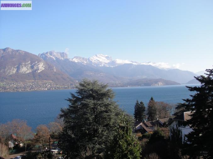Vend magnifique T3 avec vue magique sur Sévrier, tres proche d'Annecy