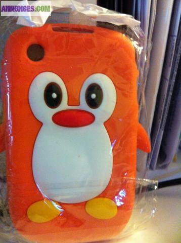 Coques pingouin  pour blackberry