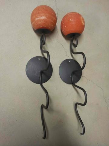  jeu de 2 supports + 2 bougies