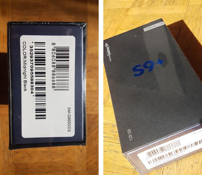 Samsung Galaxy S9+ 128Giga NEUF (SOUS BLISTER)