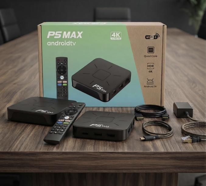 Lot de boîtier p5 max android tv