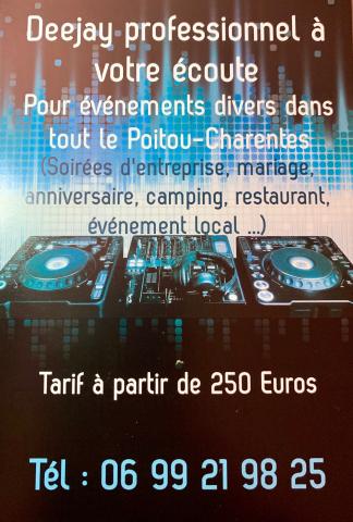 Dj professionnel La Rochelle à votre écoute