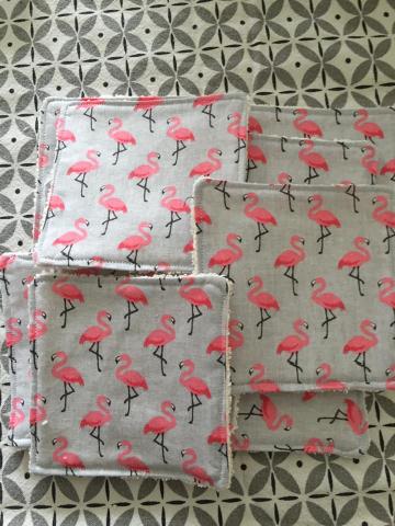 Lingettes coton bio lavable