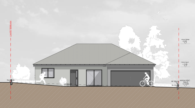 Plans permis construire 3D déclaration préalable