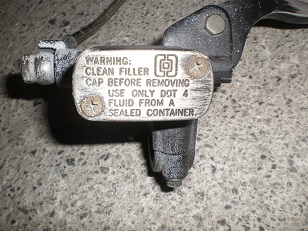 Maître-cylindre+étrier de frein moto 50 Rieju RS2