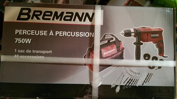 Perceuse à percussion +40 accessoires