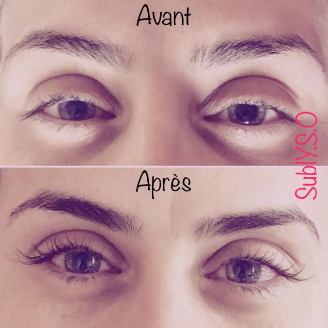 Esthéticienne beauté du regard