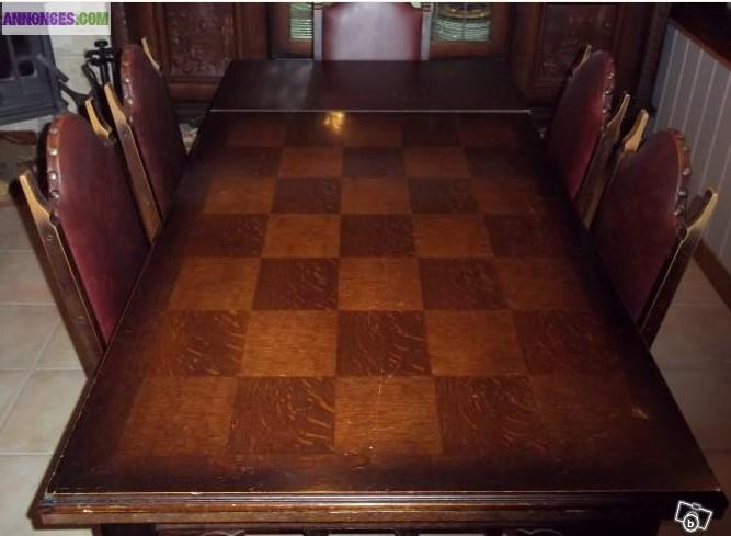 Salle à manger complète style basque