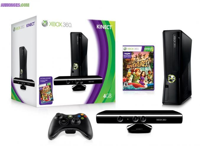 CONSOLE DE JEUX XBOX 360+KINECT
