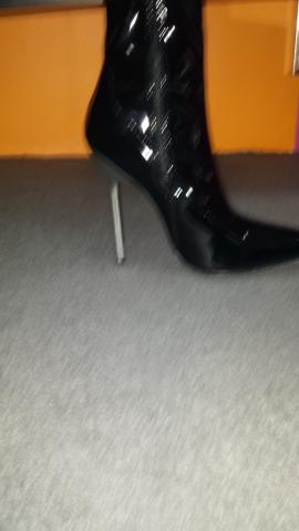 Cuissardes noire vernis