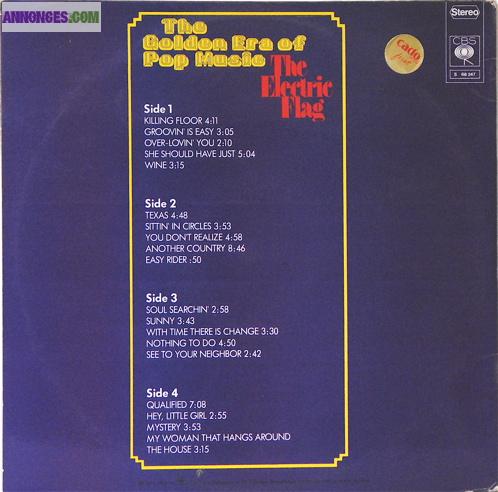 DISQUE VINYLE 33T ELECTRIC FLAG
