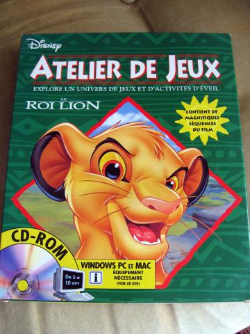 Cd rom le roi lion de chez disney