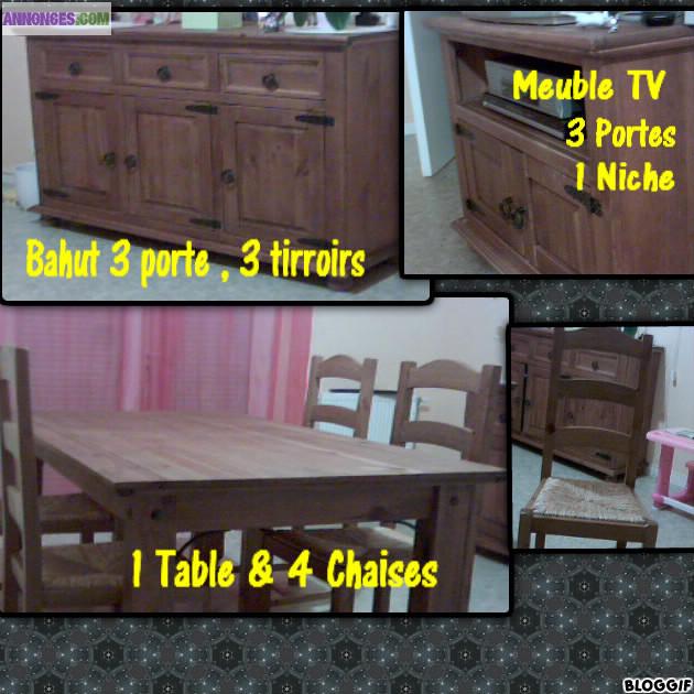 Salle salvadors  pin massif