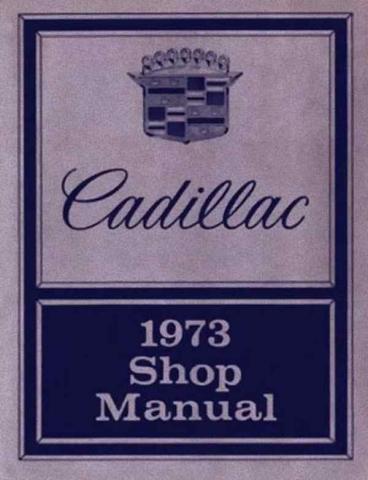 Manuel d'atelier "Cadillac 1973" sur CD