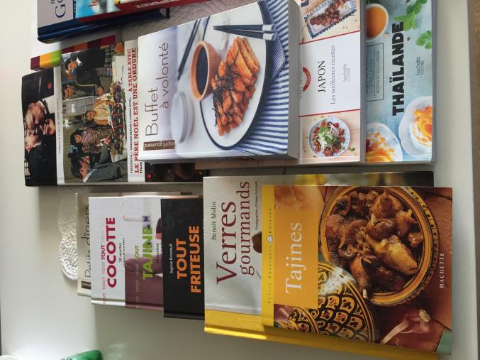 Lot de livres de cuisine