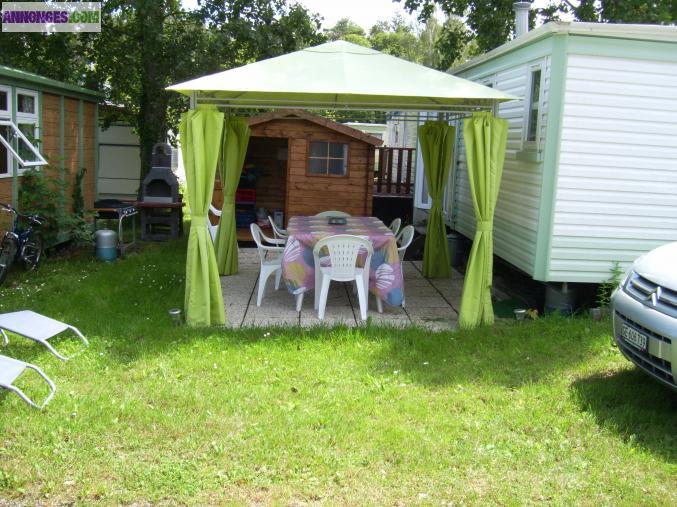 Superbe mobile home dans camping au bord du lac Léman