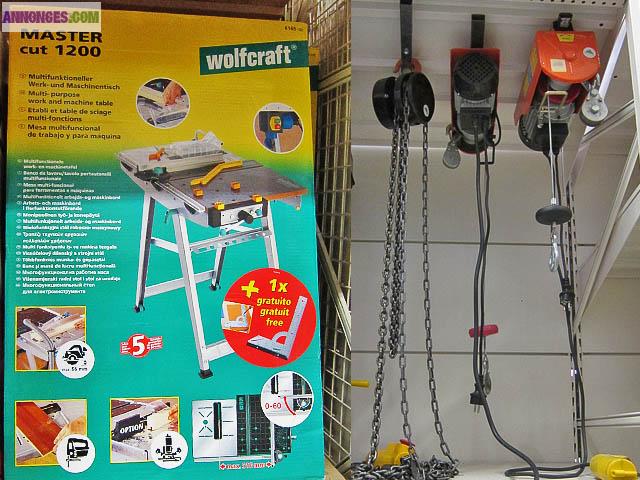 Palettes gros outillage