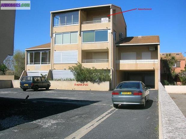 VALRAS: Appartement VUE sur MER avec PARKING