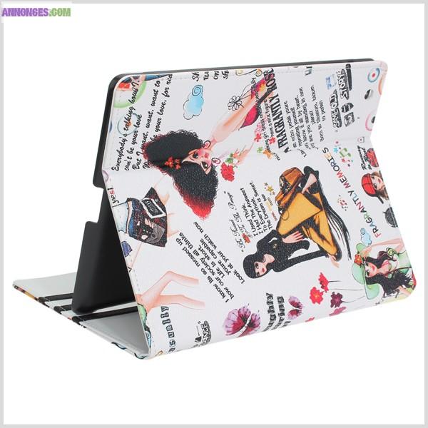 ÉTUI DE PROTECTION IPAD 2, 3 ET 4 MOTIFS LADIES (MODE)