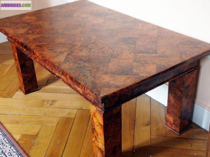 Table basse, en thuya massif