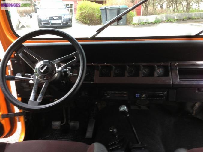 Jeep Wrangler Sahara 2.5 restaurée en 2009