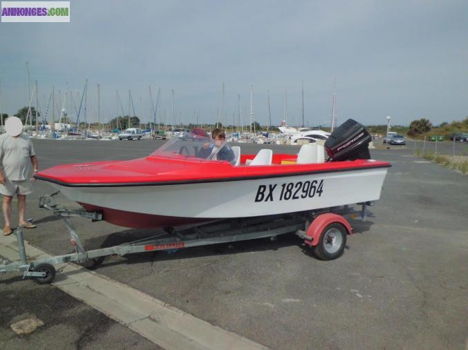 Bateau moteur force 40cv