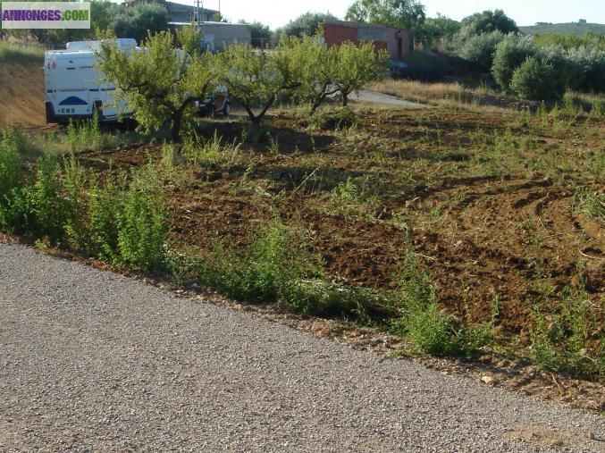 Terrain de loisirs en espagne